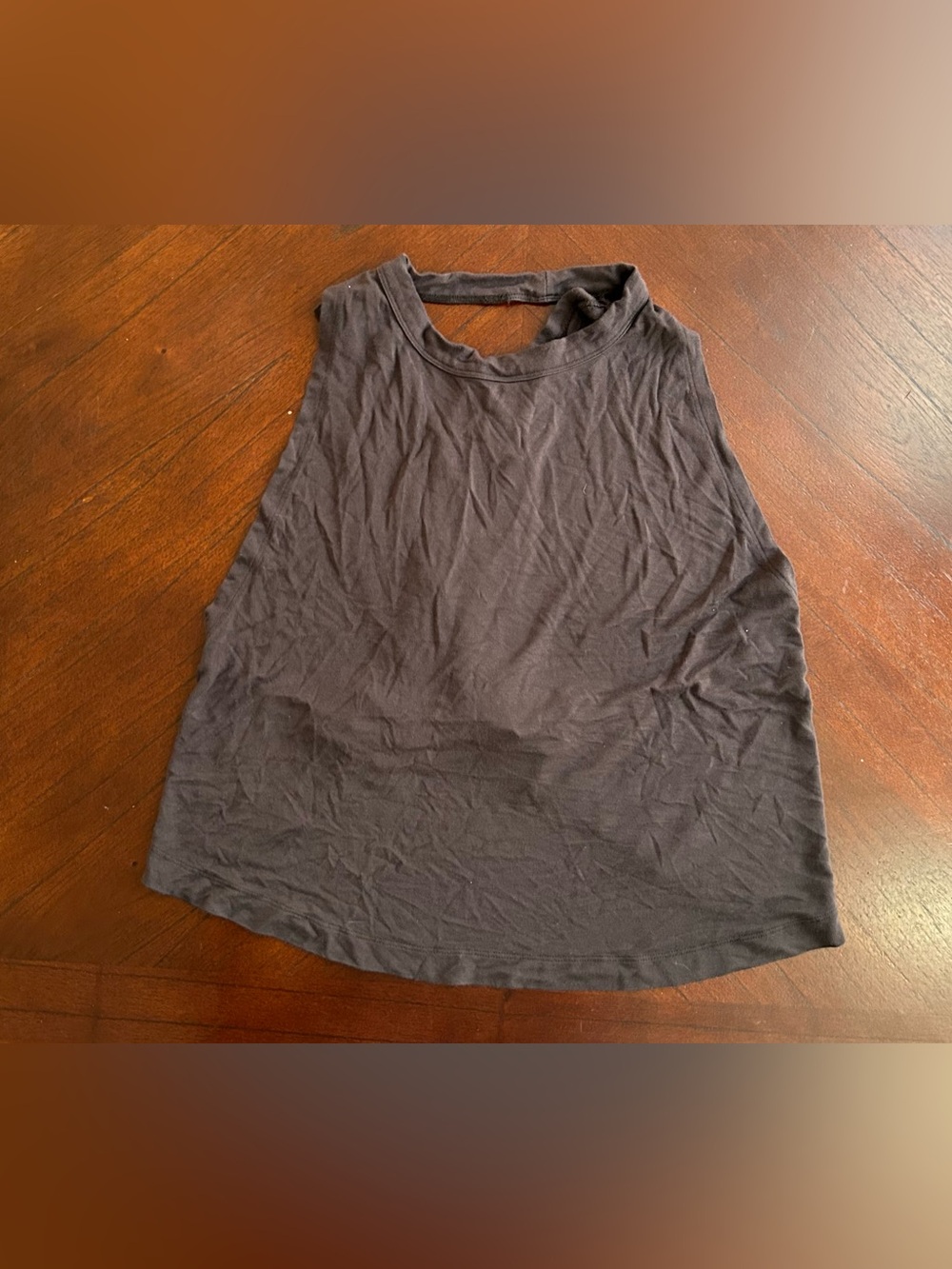 Niyama Sol brown Crisscross Back Crop Tank size S - Picture 2 of 7